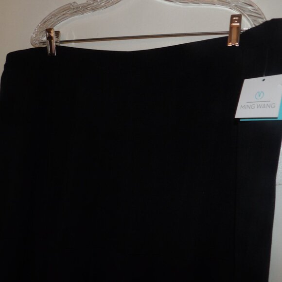 NWT Ming Wang Black Swing Skirt Sz 3X - Picture 2 of 6